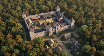 Caer Ilias aerial