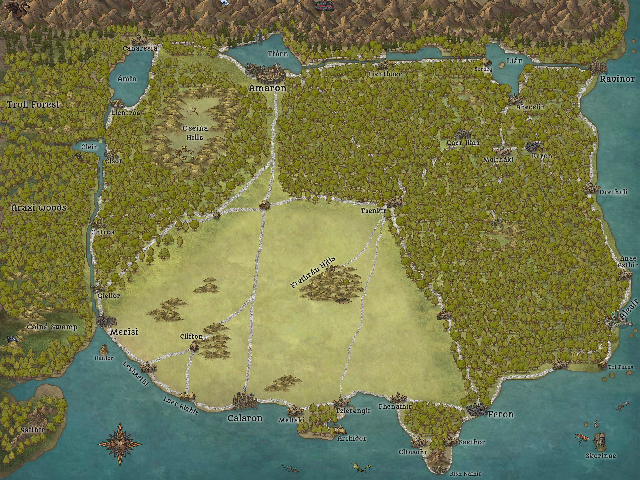 Map of the Kingdom of Amar